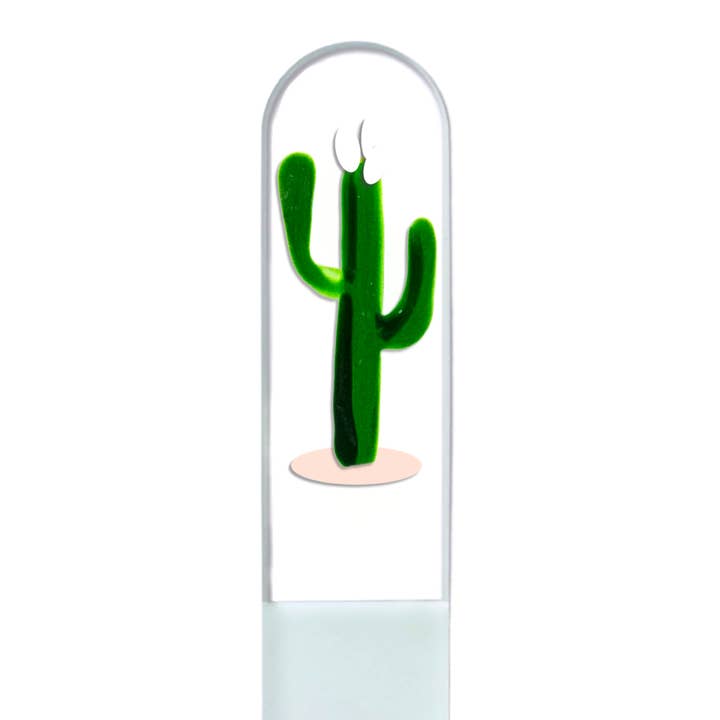 Classy Nail Files – wholesale Nail file – Cactus Desert Southwest Hand Painted Czech Crystal Nail File