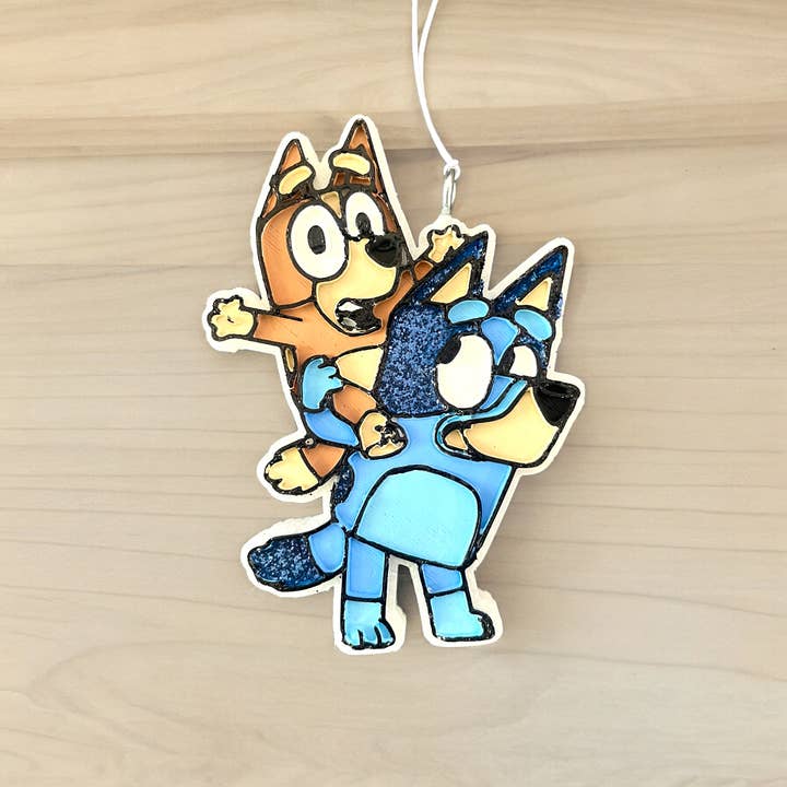 Cup Culture - Wholesale Car Freshener - Women's - Blue dog and friends Car Freshie
