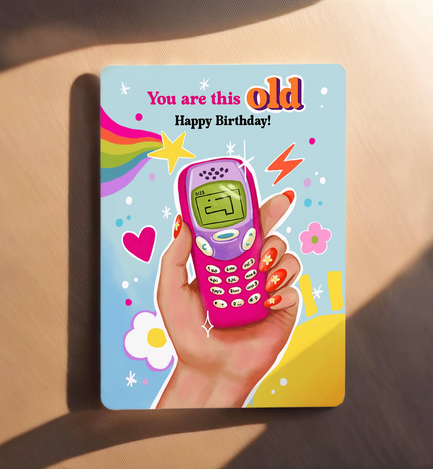 Aniet Illustration - Wholesale Birthday Card - Birthday card woman retro phone funny postcard1