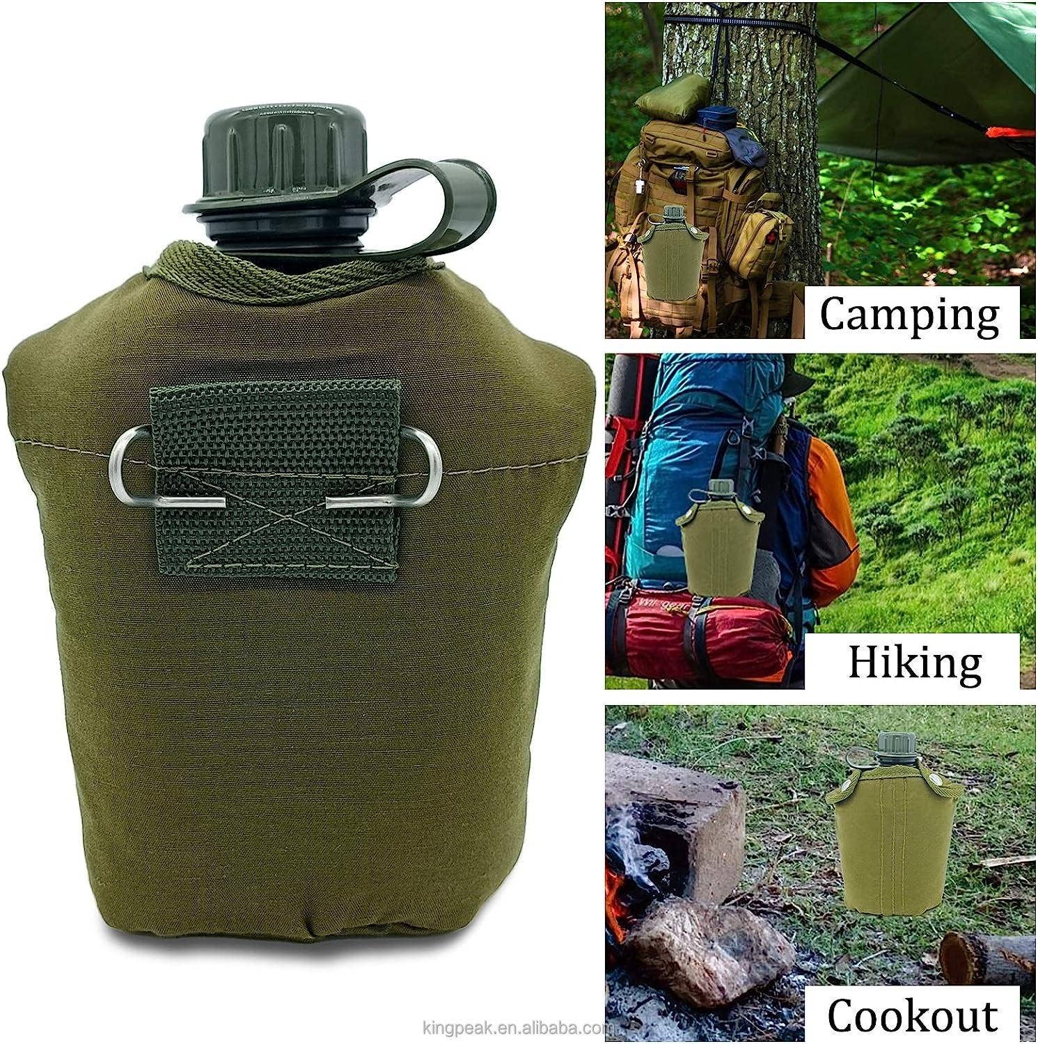 VIGOR - Wholesale Water Bottle - High Quality Stainless Steel Canteen Military with Cup and G11