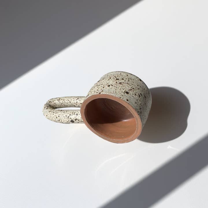 Holydirtstudio.com - Wholesale Coffee Mug - Long Handle Blue Ceramic Mug, Handmade Pottery Coffee Cup4