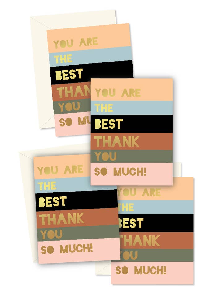 Colorblock Tack Kort Boxed Set för wholesale av Ginger P. Designs