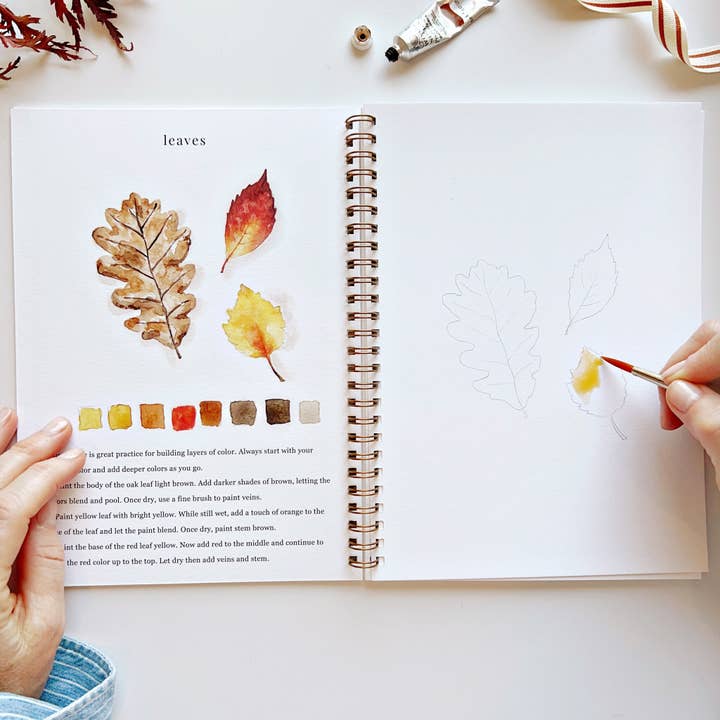 emily lex studio - Wholesale Sketchbook/Sketchpad - autumn watercolor workbook
