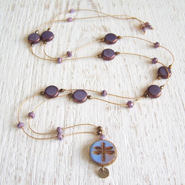 Jo Bird Jewelry - Wholesale Pendant/Charm Necklace - Dragonfly Necklace