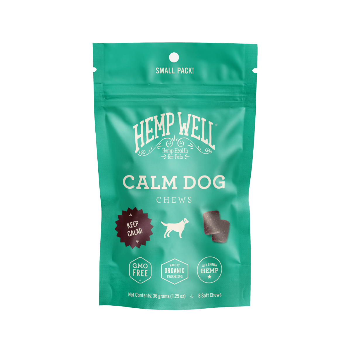Hemp Well - Wholesale Pet Supplement - Dog - Hemp Well Calm Dog Soft Chews10