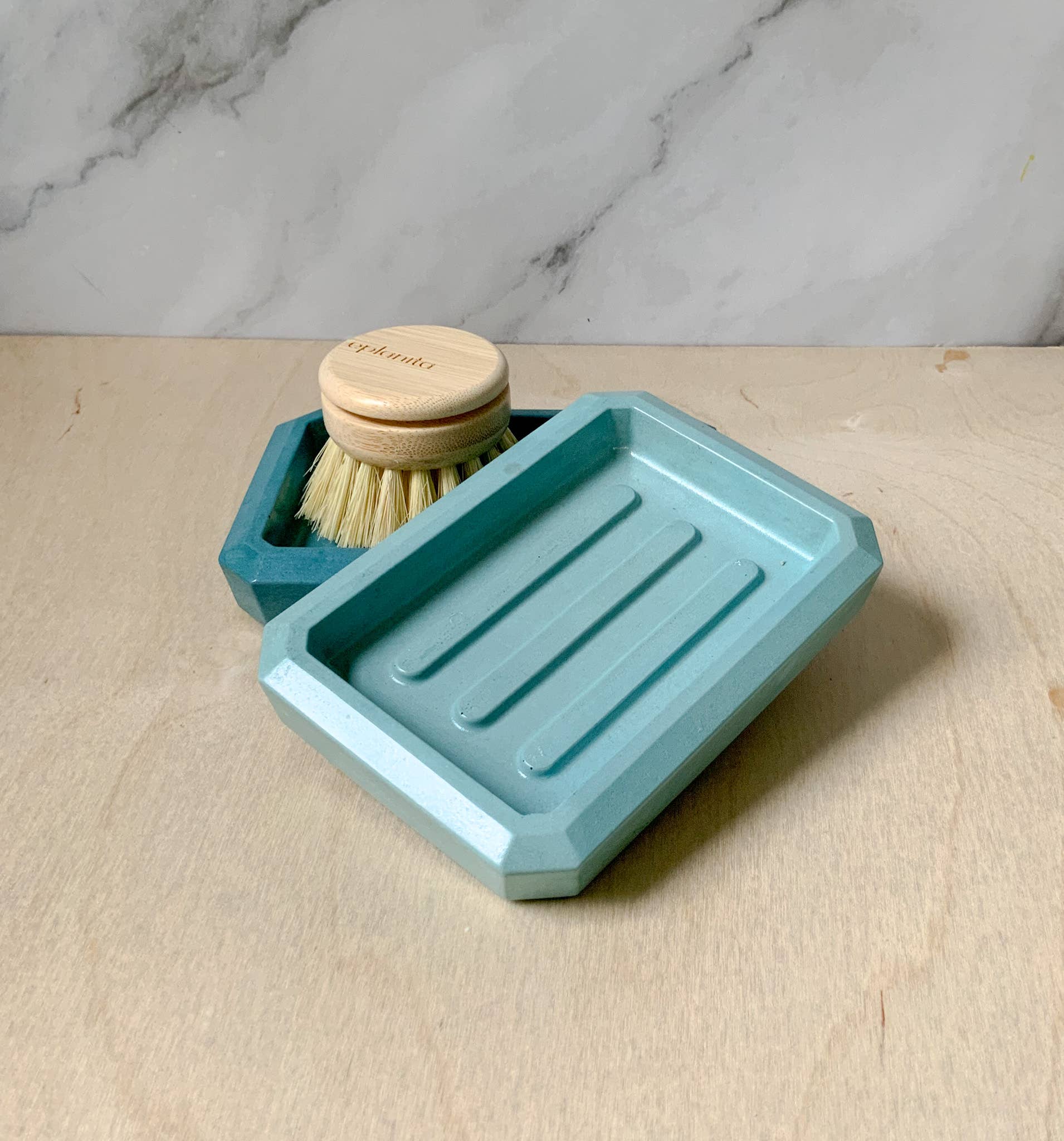 Left Corner Goods - Wholesale Bath Soap Dish - Concrete Industrial Soap Dish3