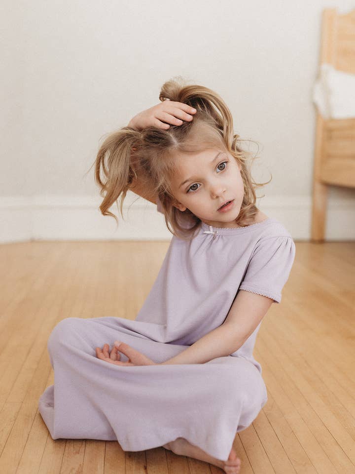Milk and Honey Clothier – wholesale Nightdress – Kids – nightgown, lilac8