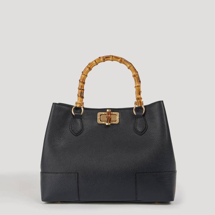 Voemièn - Wholesale Top Handle Bag - Women's - Bamboo Babe Bag in Beige Dollar Leather19