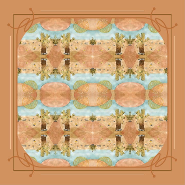 Adele by Adele Jackson - Wholesale Scarf - Women's - Cholla Cactus Scarf