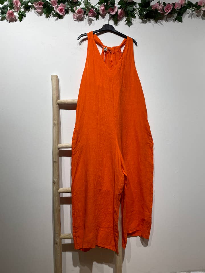 LINEN & COTTON HOUSE - Wholesale Dress - Women's - LINEN COMBI DRESS. 4102SPRING SUMMER CLOTHING