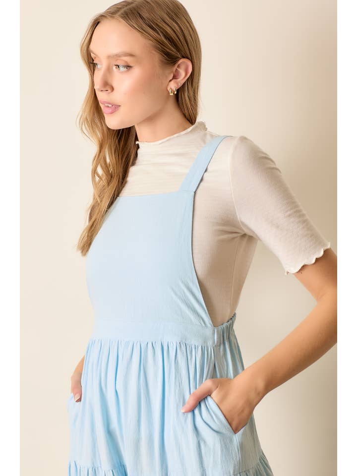 Polagram by Wellmade USA - Wholesale Dress - Women's - OVERALL RUFFLED MAXI DRESS