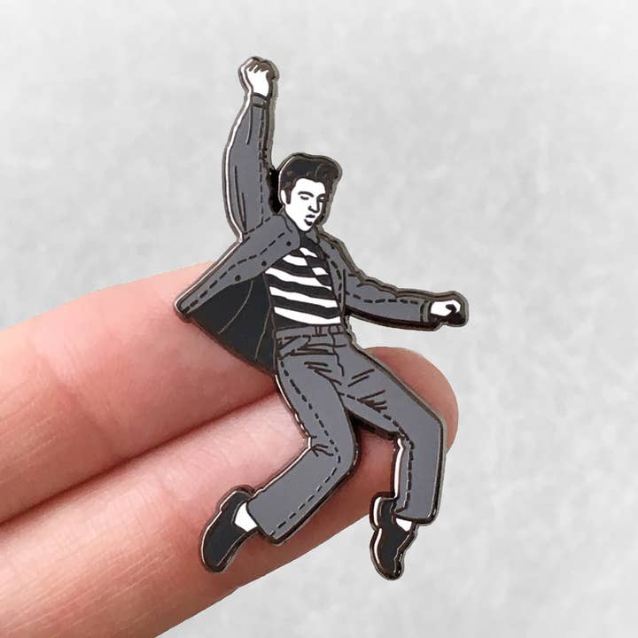 Elvis Jailhouse Rock Pin for wholesale by Battle Born Brand