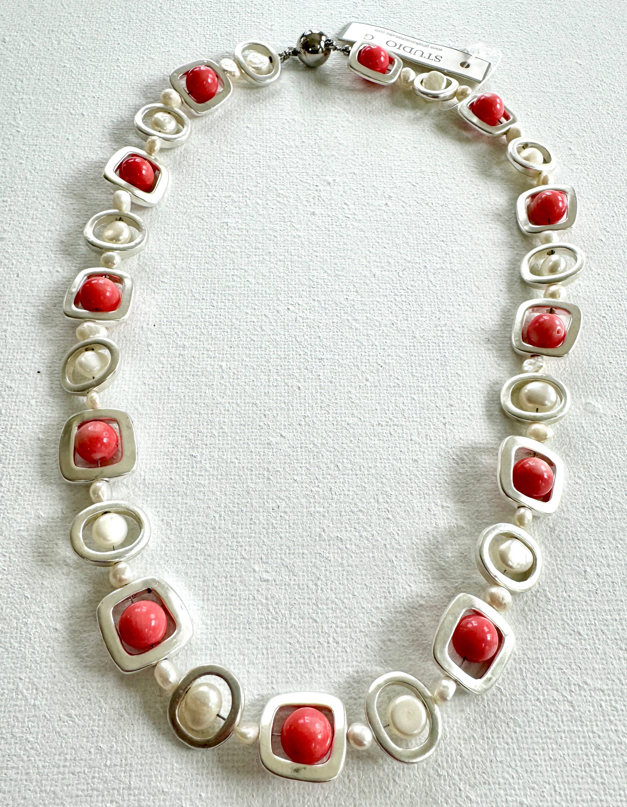 Studio G - Wholesale Beaded/Pearl Necklace - #57 Modern Necklace9