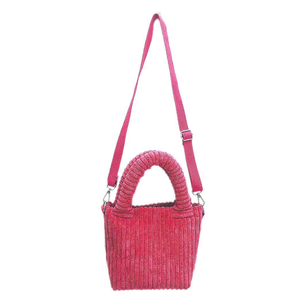 Fashion City – wholesale Bärkasse - Dam – Mini tygpåse i manchester med axelrem1