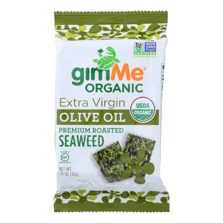 Gimme Seaweed Snacks Seaweed Snack - Organic - Extra Virgin Olive Oil - Case Of 12 - .35 Oz for wholesale by Ware Spark