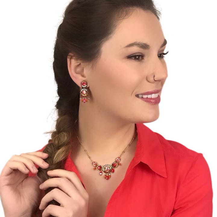 melizijewelry - Wholesale Dangle Earrings - Paraiso crystal earrings1