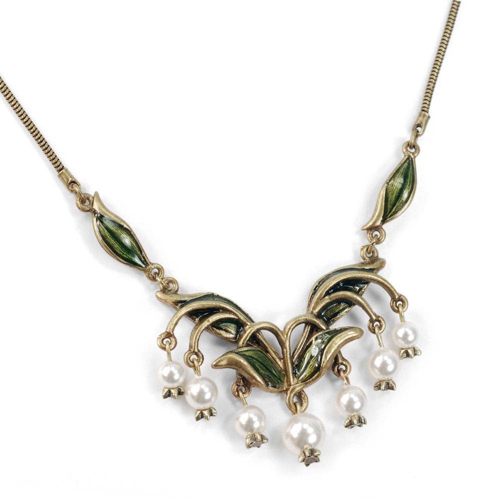 Sweet Romance Jewelry - Wholesale Pendant/Charm Necklace - Lily of the Valley Necklace N5851