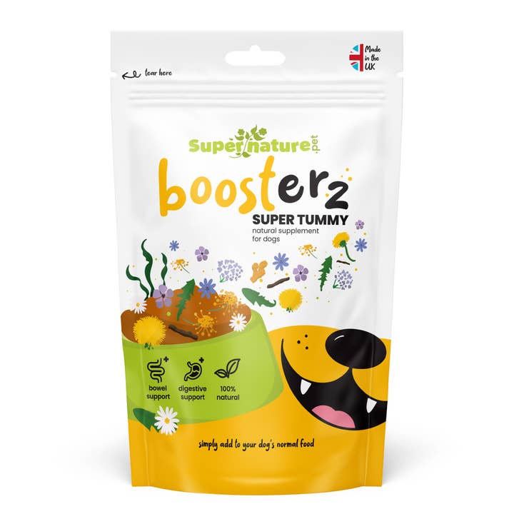 Supernature Boosterz Super Tummy Supplement for Dogs 125g for wholesale by Natures Grub