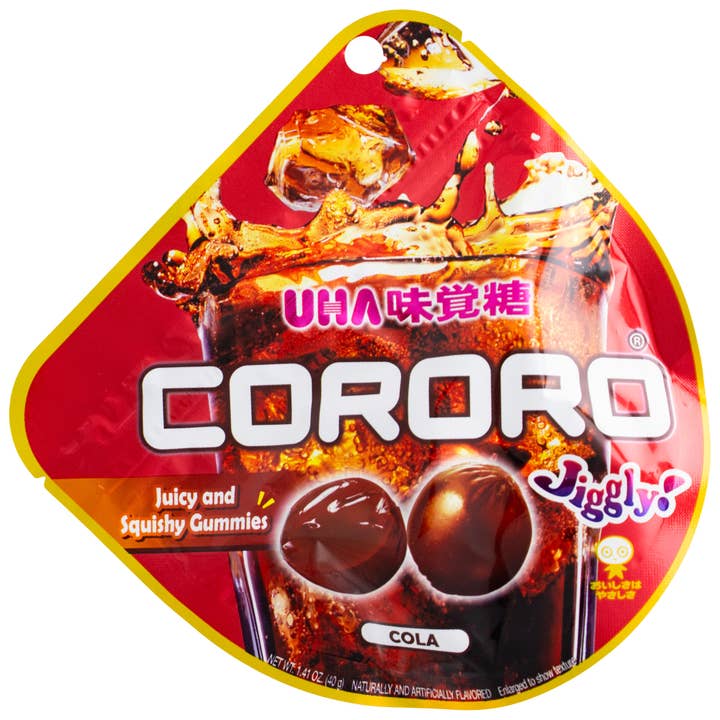 Uha Mikakuto Cororo Cola Japanese Gummy 6/1.41OZ for wholesale by L&F Universal Goods