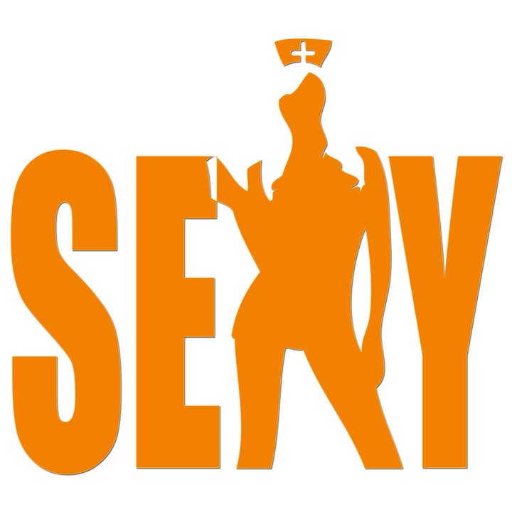 Sexy Nurse Iron On HTV Transfer for wholesale by WinsterCreations™