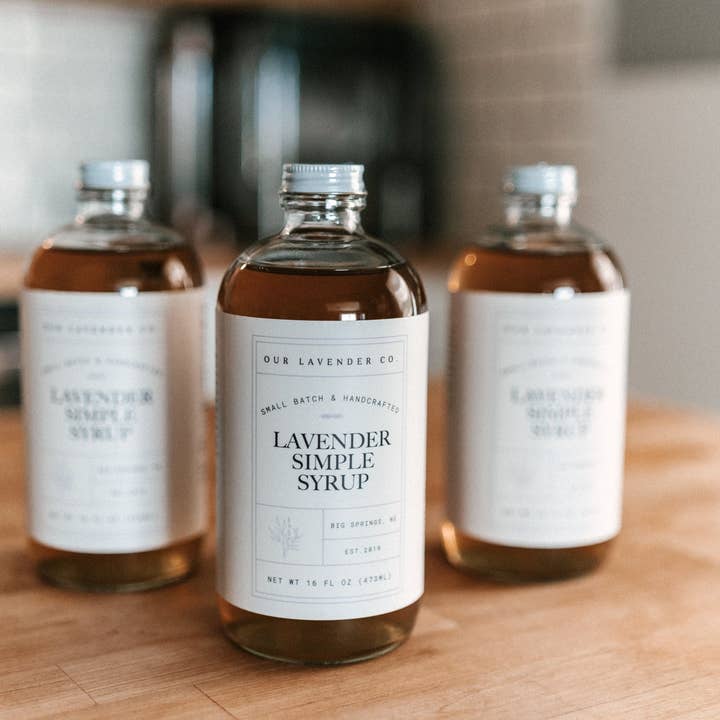 Our Lavender Co - Wholesale Cocktail Mix/Syrup - Lavender Simple Syrup1