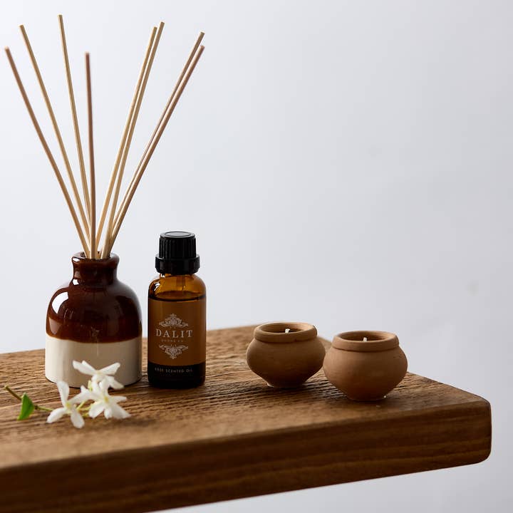 Dalit Goods Co - Wholesale Incense - Terracotta Incense Diffuser with Rose Scented oil2