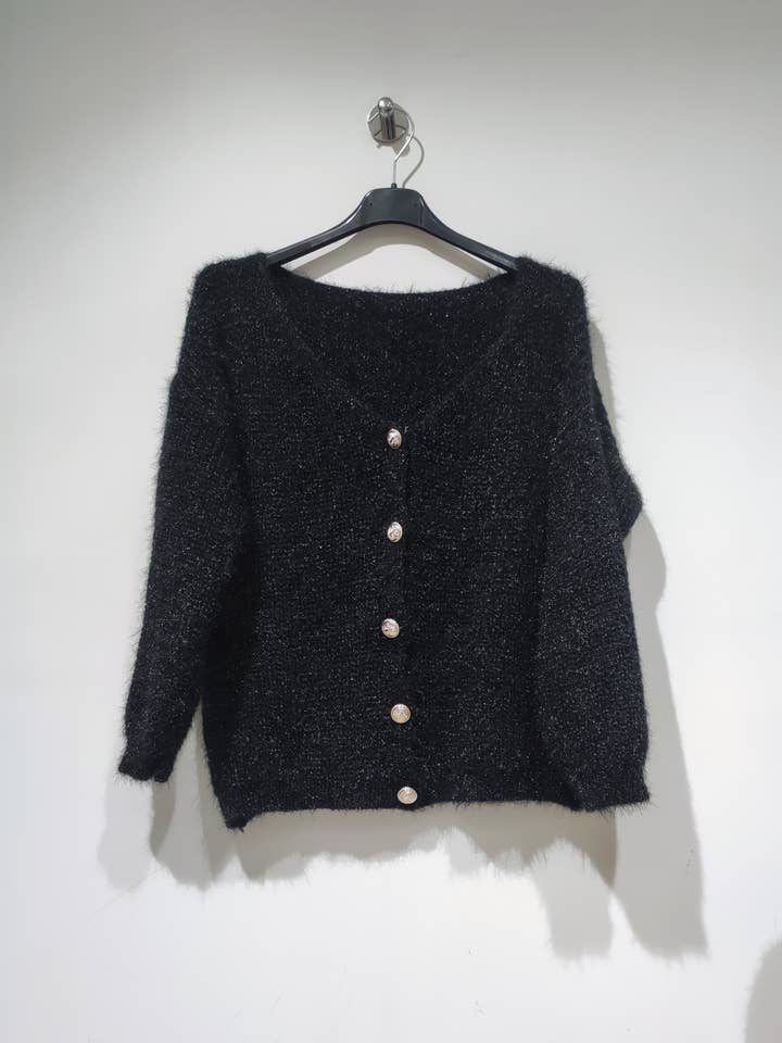 Pomelo paris - Wholesale Cardigan - Women's - CANDY Buttoned Cardigan4