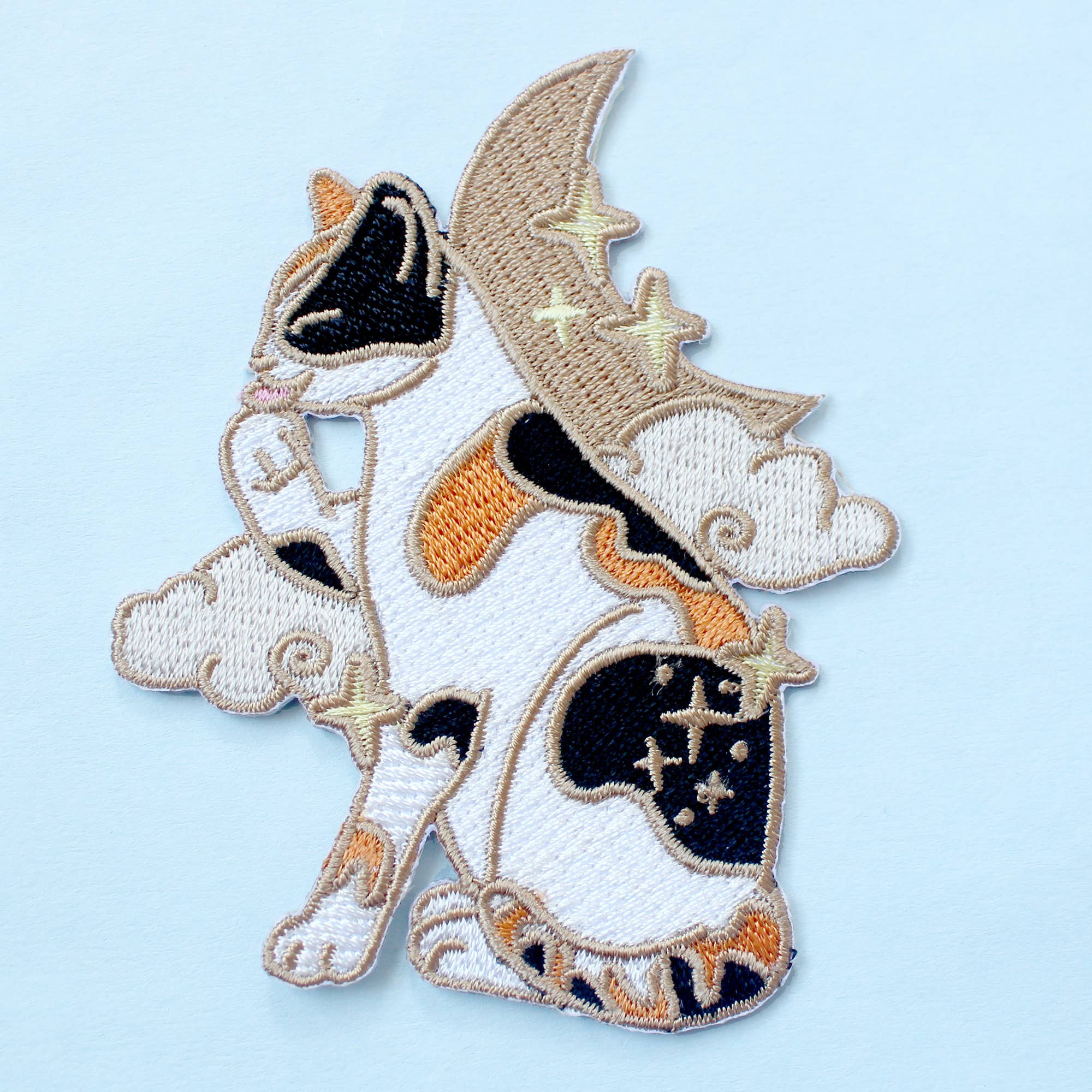 Glitter Punk – wholesale Patch – Calico Cat Embroidered Iron-on Patch5