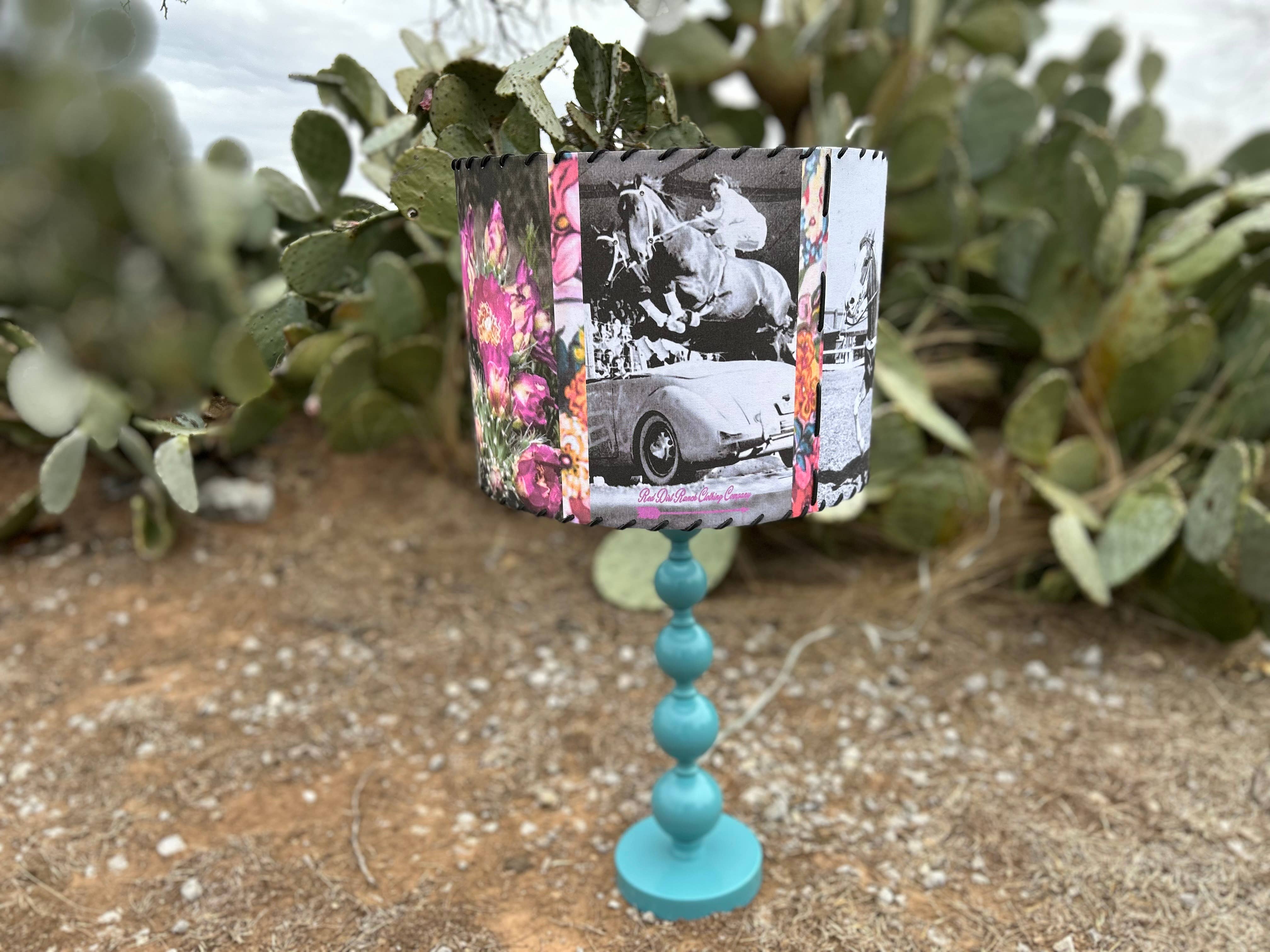 Red Dirt Ranch Clothing Company - Wholesale Lamp Shade - Lampshade Trick Rider1