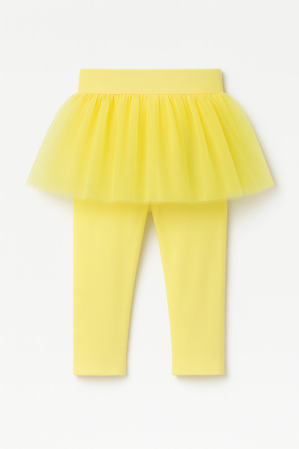 Fennco Styles - Wholesale Top & Leggings Set - Kids - Yellow Toddler Girl Tutu Legging Pants   1