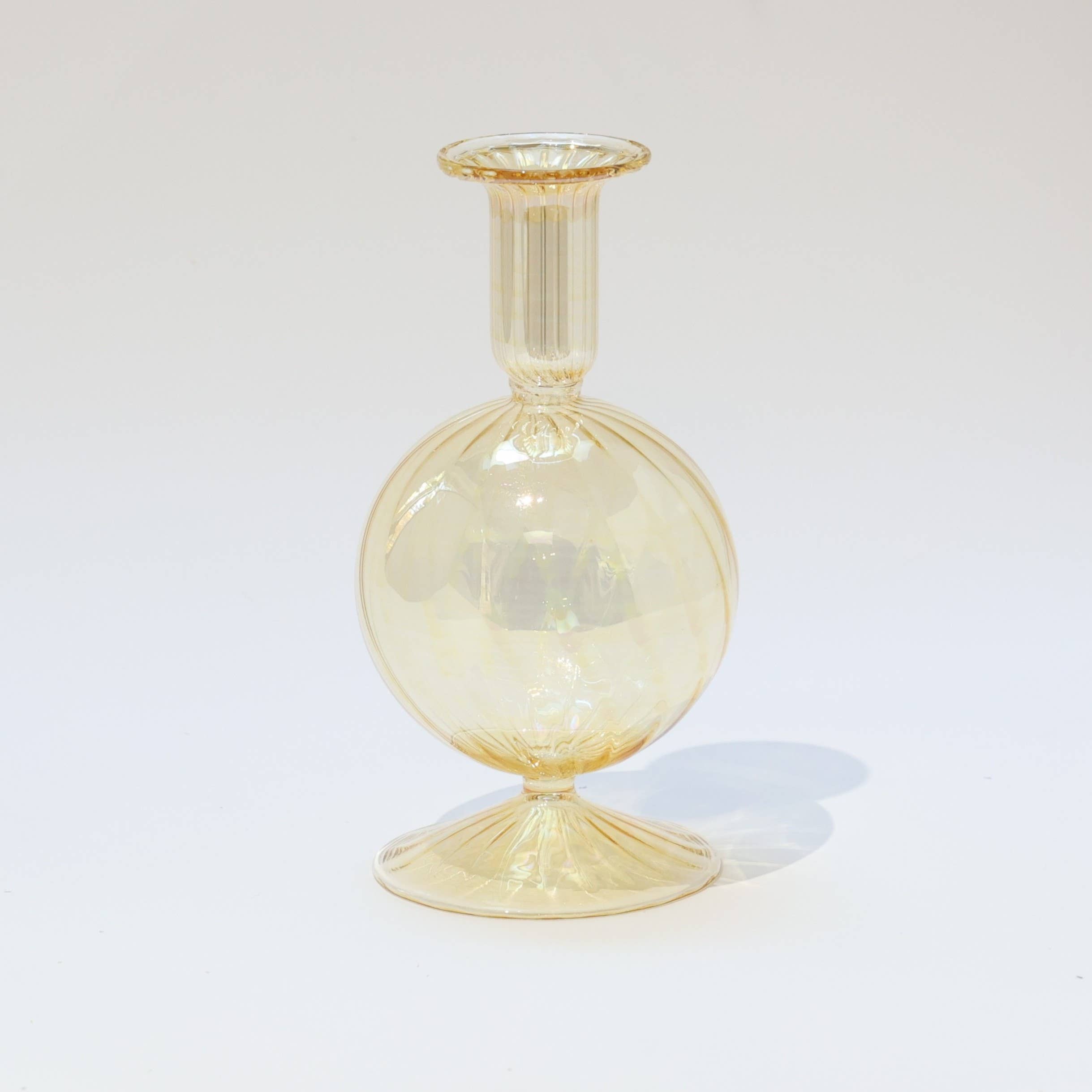 Dandarah (Ships from USA) - Wholesale Vase - Blown Glass Vase - Bauble Yellow1