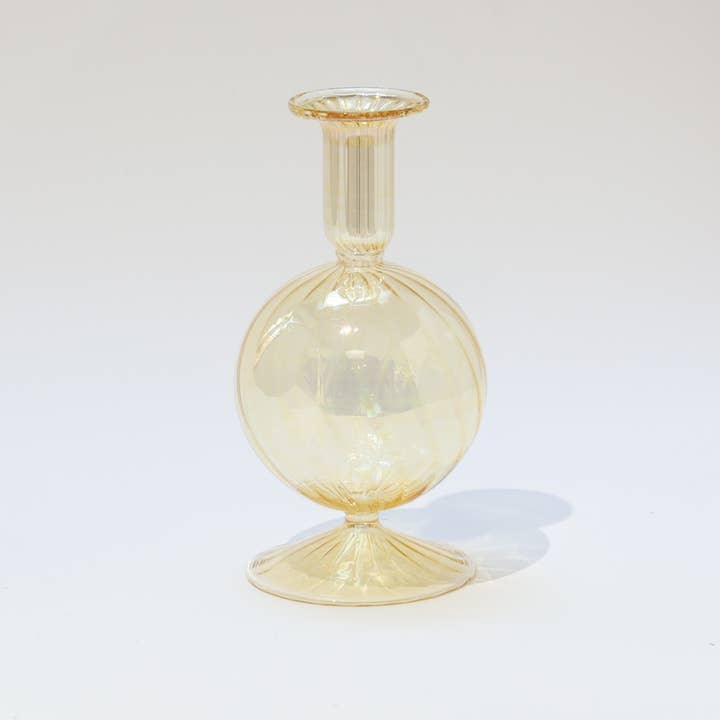 Dandarah (Ships from USA) - Wholesale Vase - Blown Glass Vase - Bauble Yellow1