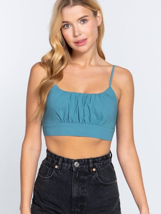 Cami senza maniche con scollo tondo e nastro posteriore per la vendita all'ingrosso da parte di Active Basic | Active USA