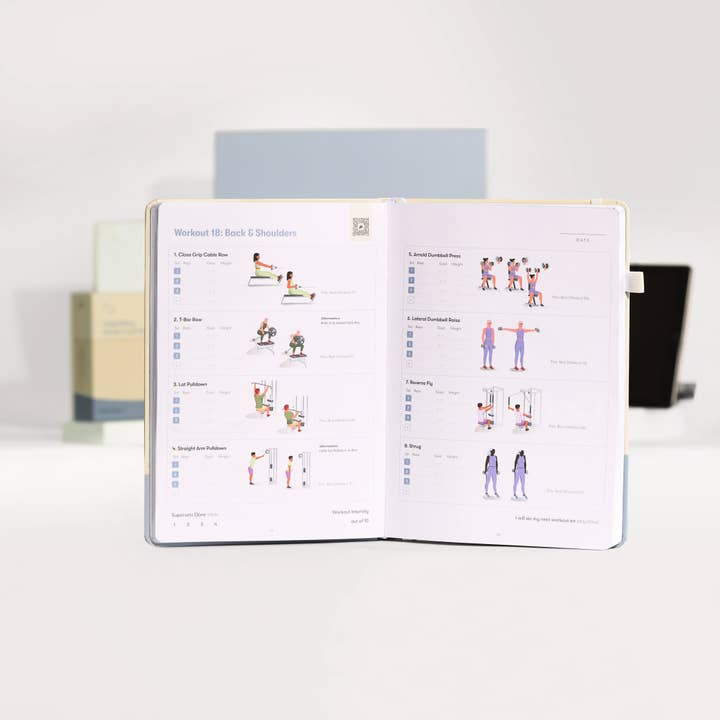 Habit Nest - Wholesale Journal/Diary - Weightlifting Transformation Journal3