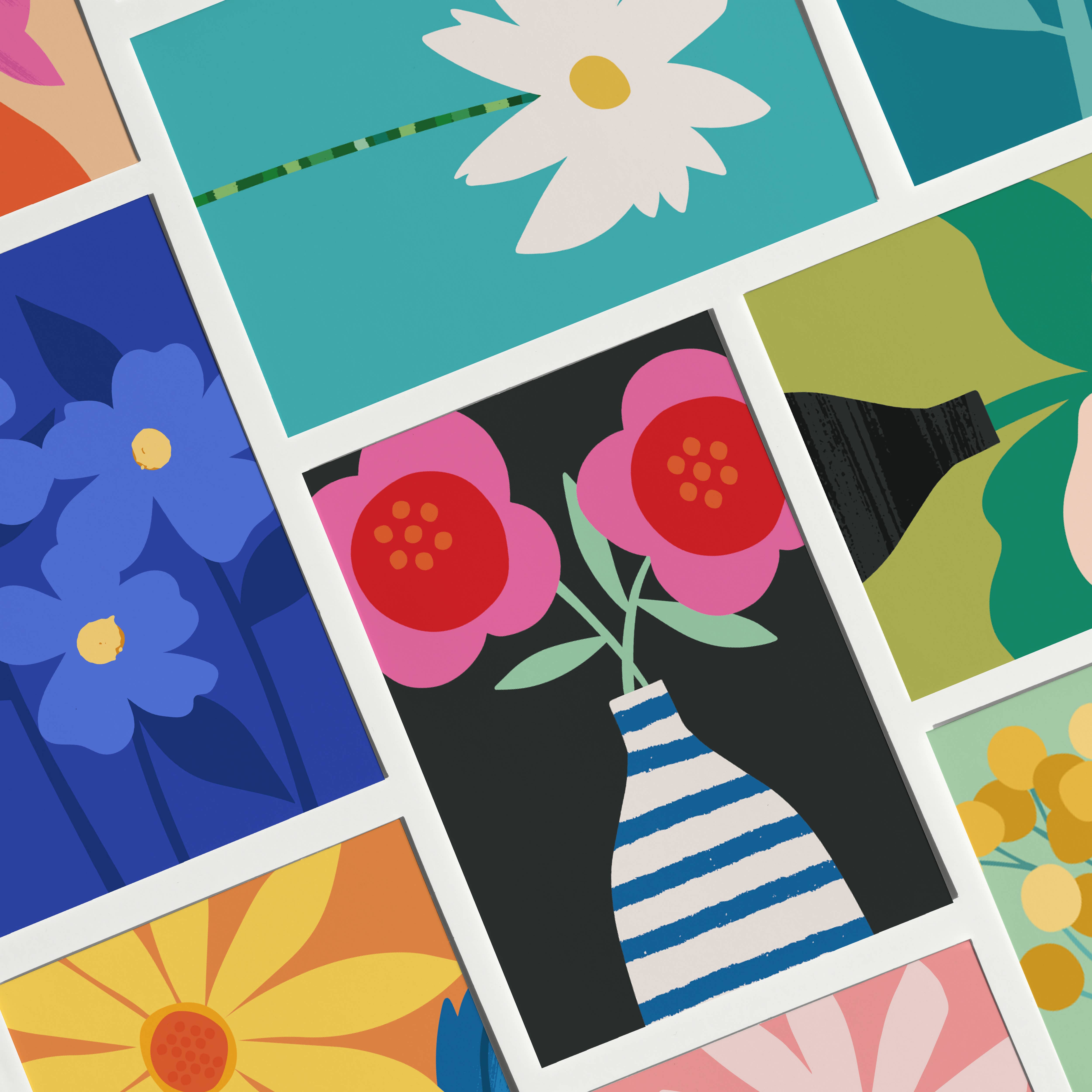 Joanne de Pace Design Studio - Wholesale Everyday Greeting Card - Floral Greeting Cards | Female Birthday Cards | Floral Art4