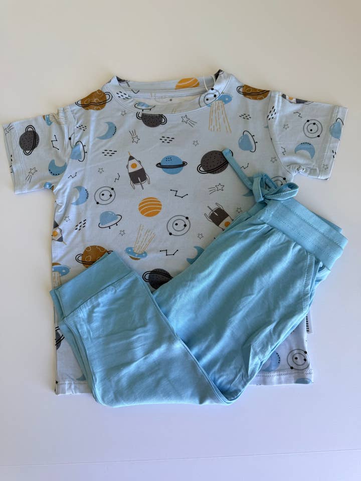 Space Sprouts - Shirt + Jogger Set for wholesale by Little Sprouts Clothing