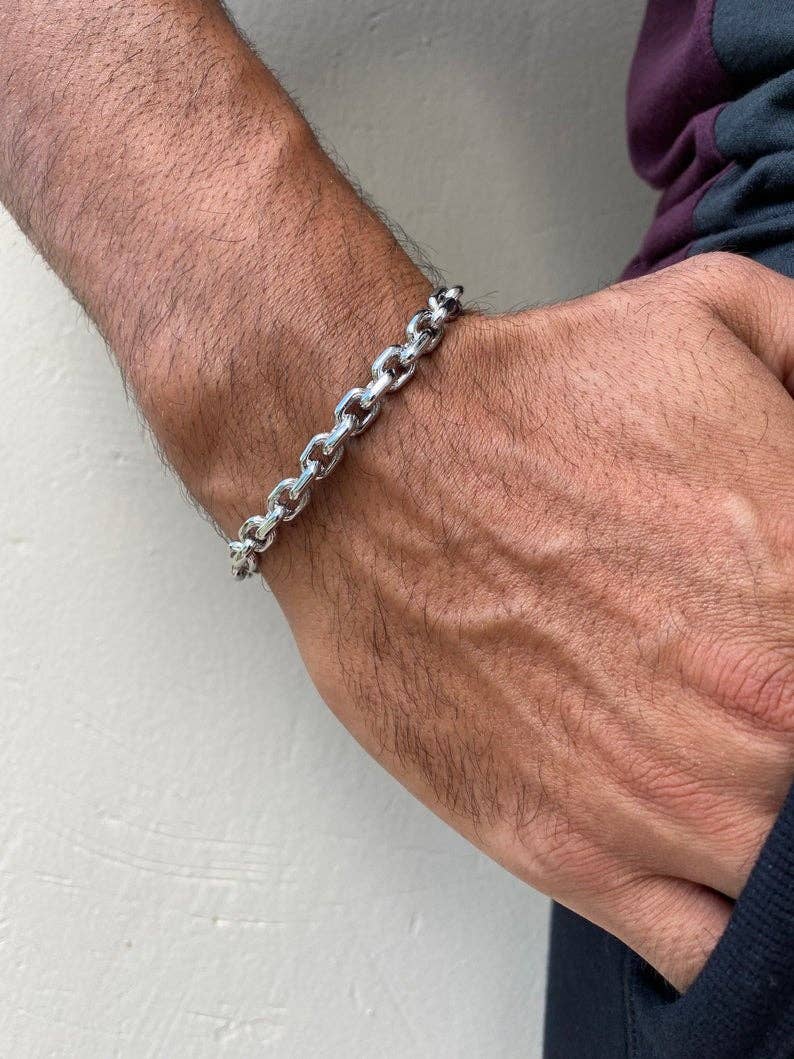 Christina Christi - Wholesale Jewelry - Men's - Men's Bracelet, Silver Bangle Bracelet, Bangle Bracelet Men