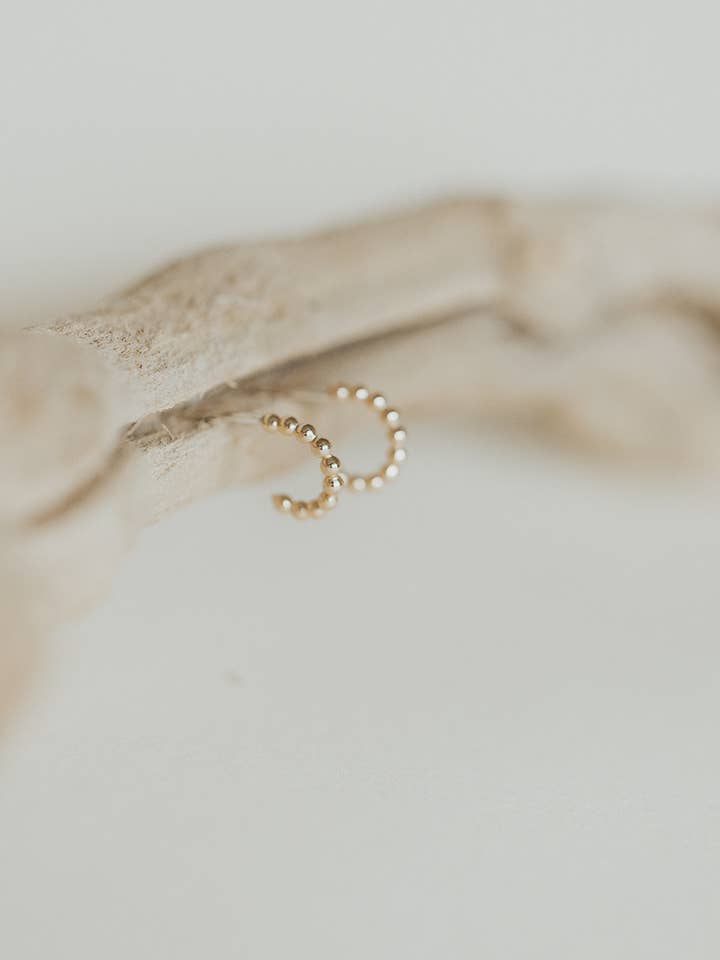 Dot Ear Huggers for wholesale by Milk Moon