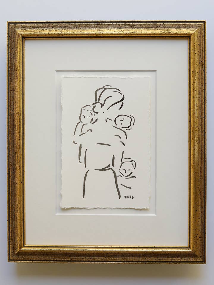 Hold You Print No. 14 for wholesale by Rebekah Webb Studio