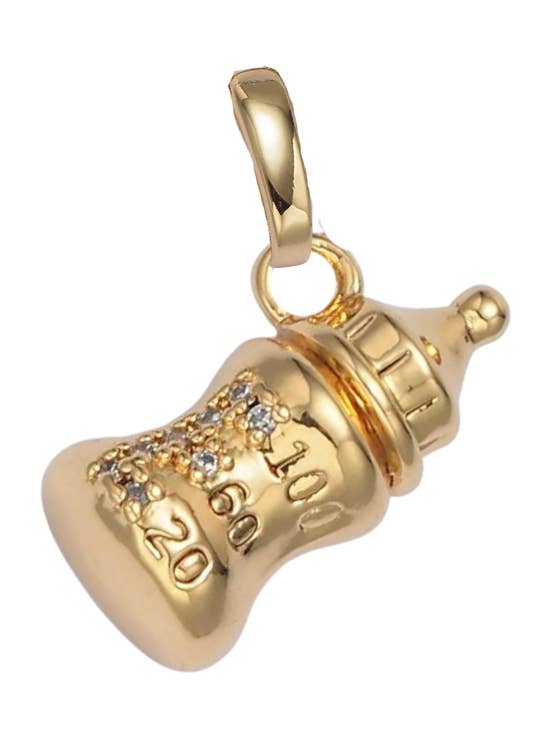 Baby Bottle Clip Charm for wholesale by Kinsey Designs