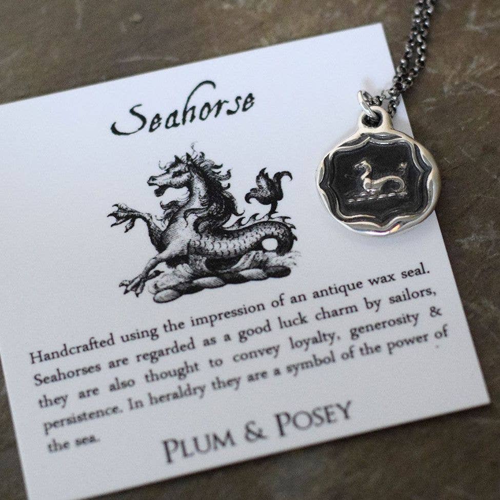 Plum and Posey - Wholesale Pendant/Charm Necklace - Seahorse Necklace0