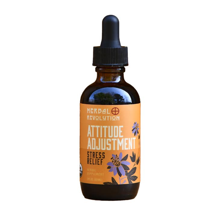 Attitude Adjustment: Stress & Anxiety Relief Elixir  for wholesale by Herbal Revolution Farm + Apothecary