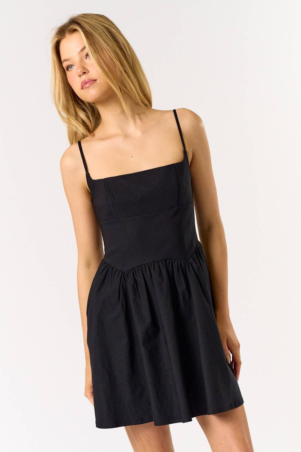 Blue Blush - Wholesale Dress - Women's - BD25319 Fit & Flare Mini Dress0