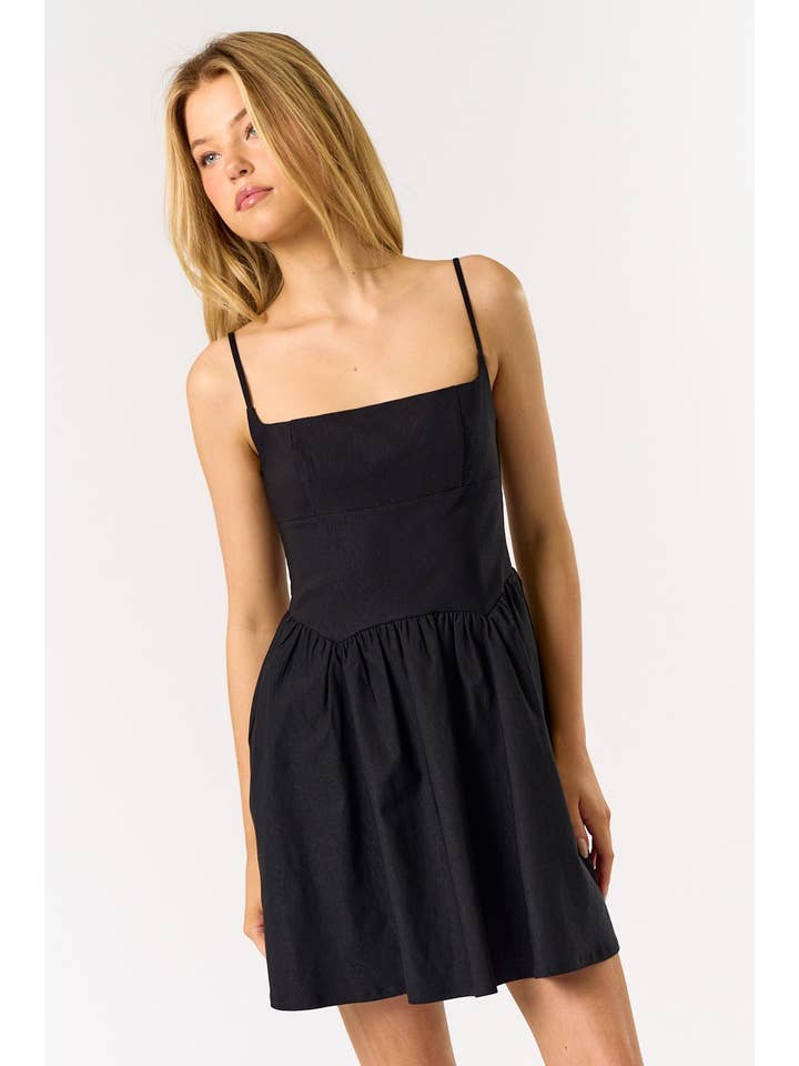 Blue Blush - Wholesale Dress - Women's - BD25319 Fit & Flare Mini Dress