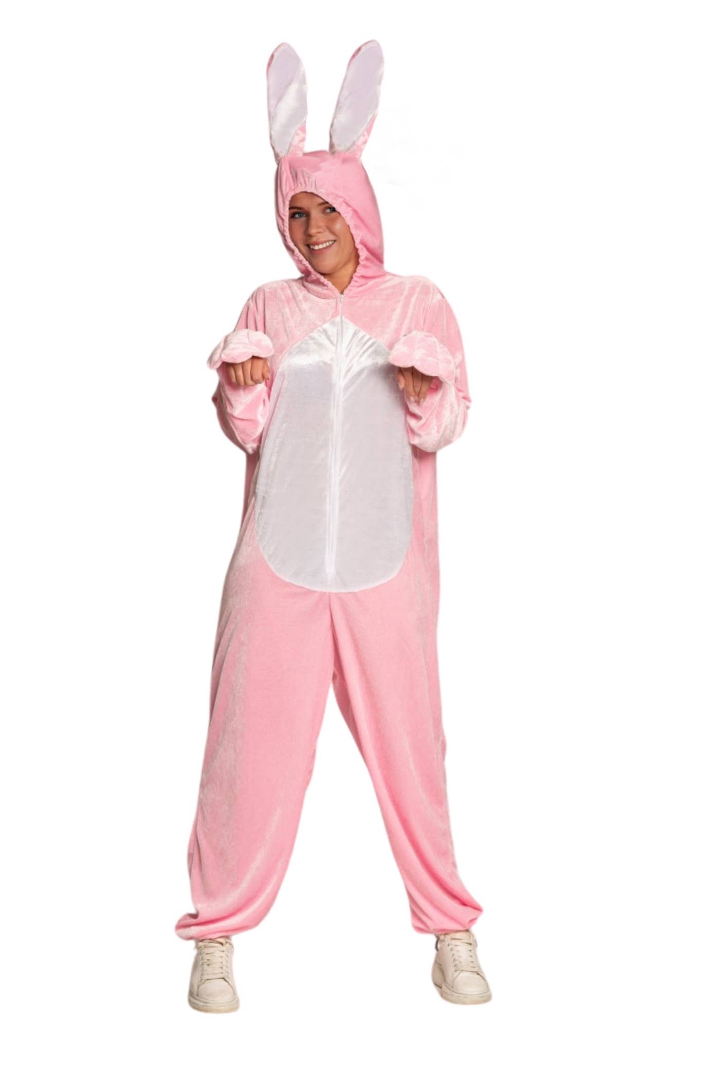 Partychimp - Wholesale Verkleedkleren - Heren - Onesie Paashaas - Feestkostuum4