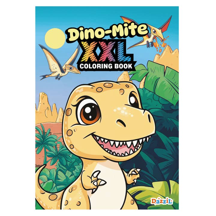 Dino-Mite - XXL Coloring Book for wholesale by Nova Toys LLC