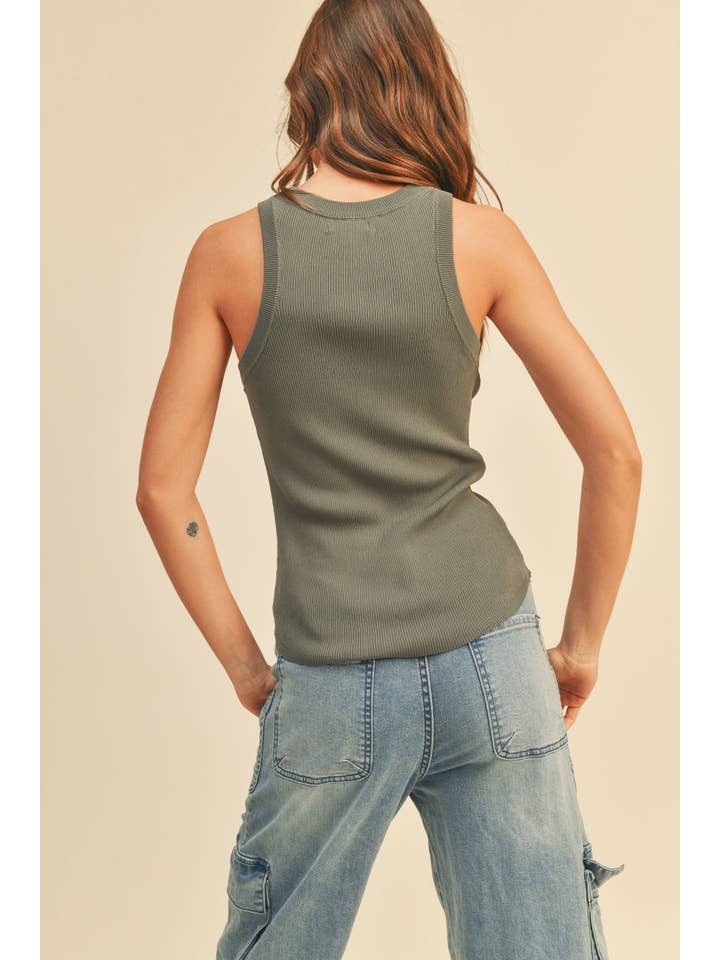 MIOU MUSE - Wholesale Tank Top - Women's - MMT1242 CLASSIC RIBBED TANK TOP17