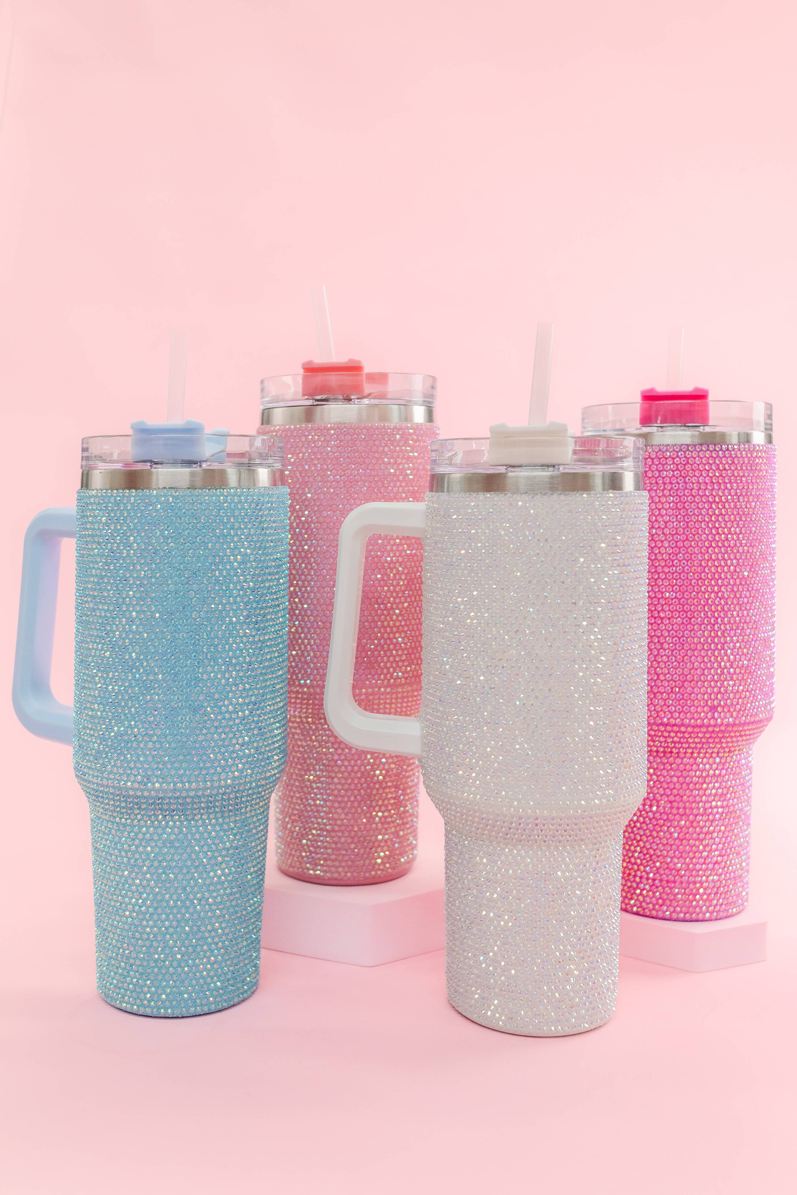 Rock Paper Scissors - Wholesale Insulated Mug/Tumbler - Rhinestone 40oz Stainless Tumbler13