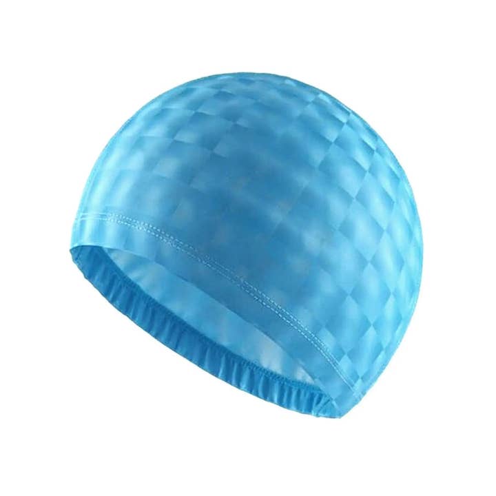 Swimcore - Vente Bonnet de bain – unisexe - Bonnet de bain unisexe | Bonnet de bain en tissu PU | Taille unique12