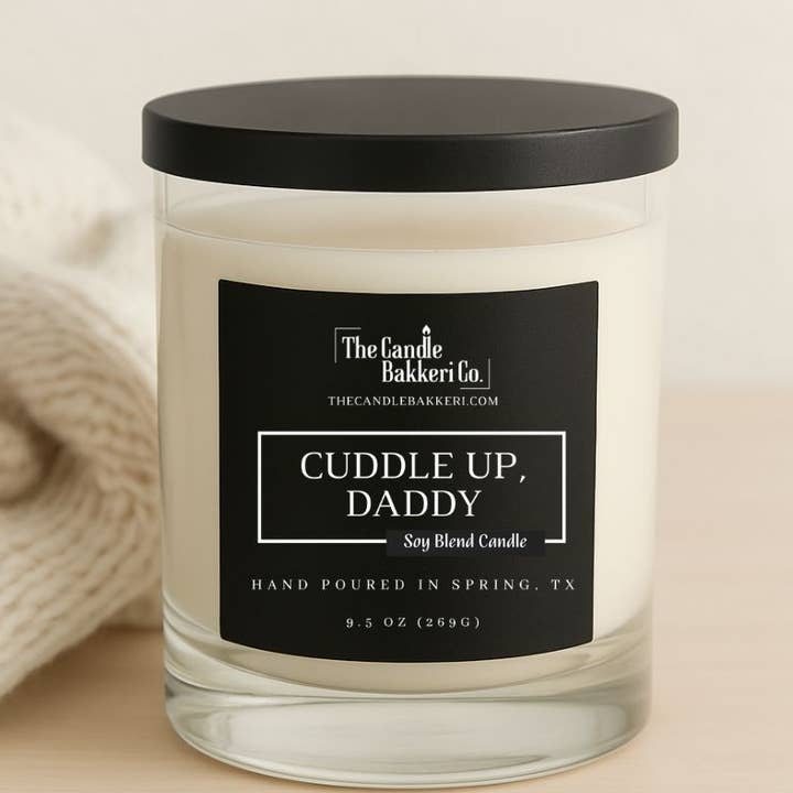 CUDDLE UP, DADDY (Drakkar Dupe) for wholesale by The Candle Bakkeri Co.